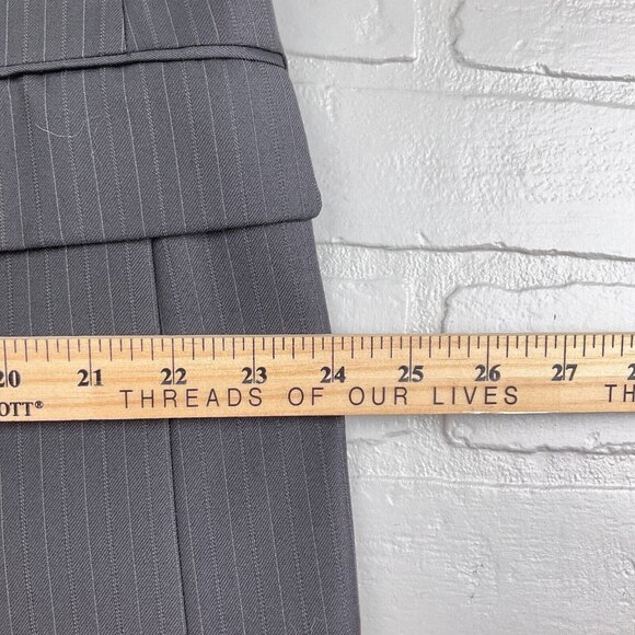 Hart Schaffner Marx Blazer Men 44L Black‎ Gold Trumpeter Wool Classic Career VTG - Picture 12 of 16